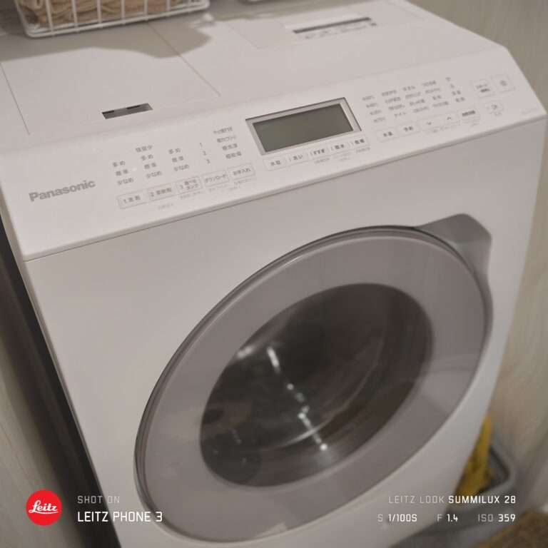 ドラム式洗濯乾燥機を買いました。NA-LX127EL-W